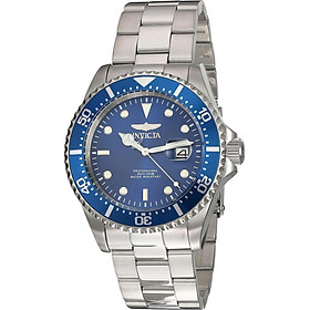 Invicta Men's Pro Diver Quartz Diving Watch with Stainless-Steel Strap, Silver, 22 (Model: 22019)