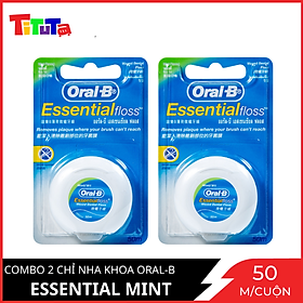 Combo 2 Chỉ Nha Khoa ORAL-B Essential Mint