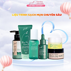 Bộ 6 sản phẩm Sạch Mụn Chuyên Sâu GUO