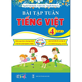 Sách Bài Tập Tuần Tiếng Việt Lớp 4 - Tập 1 - Cánh Diều (1 cuốn) - Bản Quyền