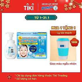 Bộ sản phẩm làm sạch dưỡng trắng Hada Labo (Bọt rửa mặt 160ml + Mặt nạ 30 miếng)