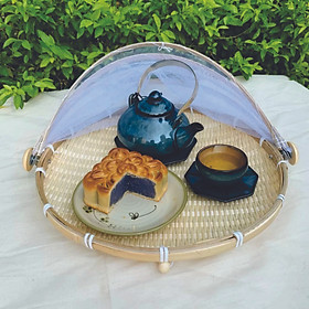 Mua Mẹt tre căng màn  mẹt có mùng che đậy tránh côn trùng  dùng đựng thức ăn trái cây tiện lợi