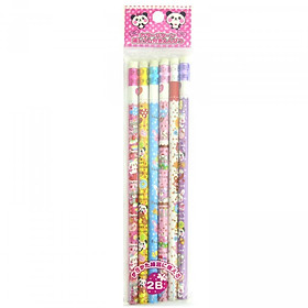 Bộ 6 cây bút chì 2B Lemon - Giao Màu Ngẫu Nhiên