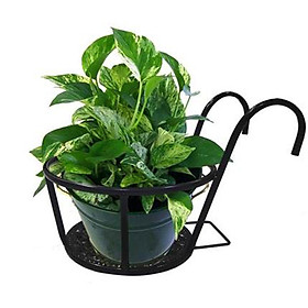 Mua Giỏ Treo Chậu Hoa Ban Công Bằng Sắt Màu Đen