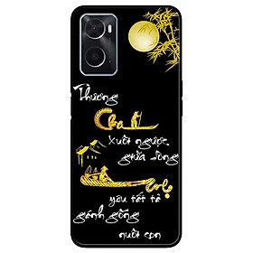 Ốp lưng dành cho Oppo A16K - Oppo A36 / A76 - Oppo Reno 7z 5G - Thư Pháp Cha Mẹ Vàng