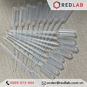 Combo 10 ống, 20, 50 ống Pipet paster nhựa 1ml - ống hút nhỏ giọt / ống hút sữa, có chia vạch