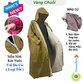 Mua Bộ Áo Mưa Có Dây Khóa Kéo Vải Dù Da Cá Tổ Ong KOJMAC GDA218 Raincoat Fashion - Hàng Chính Hãng ( Loại Chui Một Đầu 1 Người Lớn Bít Kín Không Xẻ Tà  Thời Trang Măng Tô Cho Nam Nữ  Chống Nước Đi Mưa Tản Bộ Xe Máy )
