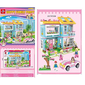 Lắp ráp Ghép Hình Ngôi Nhà Hạnh Phúc 1049PCS SP633