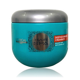 Dầu hấp ủ tóc nuôi dưỡng suôn mượt L'oreal Hair Spa Deep Nourishing Creambath 500ml