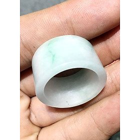 Nhẫn Phong Thủy Cẩm Thạch Jade Kim Tiền Jewelry Bản Vuông Dành Cho Nam - Đẳng Cấp - Phong Thủy - Sang Trọng