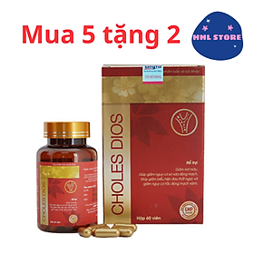 Mua Viên Uống Choles Dios hỗ trợ giảm mỡ máu ( Hộp 60 viên
