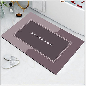 Mua Thảm Chùi Chân Siêu Thấm Hút Silicon Chống Trơn Trượt Dễ Dàng Vệ Sinh Màu Sắc Thời Trang Phủ NaNo