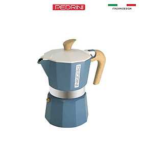 Ấm pha cà phê PEDRINI MyMoka Color - Aluminium - 2 cup /3 cup [ Hàng Chính Hãng