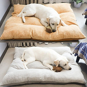 Đệm ngủ cho chó to (có khoá kéo) tặng gối nằm , thảm nệm thú cưng