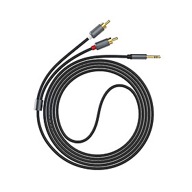 Mua Cáp Kết Nối Audio 3.5 - Dây Loa 3.5mm Ra 2 Đầu Bông Sen dây dài 1.5m (màu ngẫu nhiên) - Hàng Nhập Khẩu