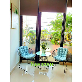 Bộ bàn ghế sân vườn - coffees ( nệm nhiều màu)
