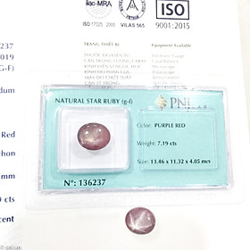 Mua Viên ruby sao oval 7.19ct 136237