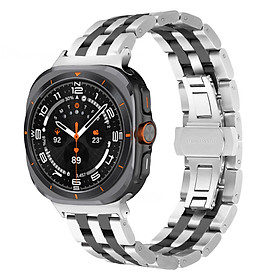 Dây Thép Mắt Dọc cho Samsung Galaxy Watch Ultra 47mm - Hàng Chính Hãng