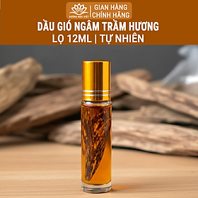 Dầu gió ngâm Trầm hương Xưởng Mộc Việt - Lọ 12ml