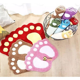 Mua Thảm Chùi Chân Cao Cấp Hình Bàn Chân Chống Trượt Tuyệt Đối 40 x 60 cm
