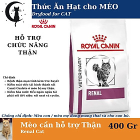 Hình ảnh [Mèo bệnh Thận] Royal Canin RENAL CAT - Hỗ Trợ chức năng THẬN CHO MÈO 400Gr / 2Kg