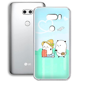 Ốp lưng dẻo cho điện thoại LG V30 - 01253 7880 LOVELY08 - Hàng Chính Hãng