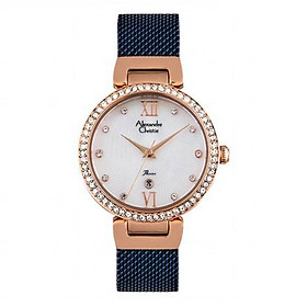 Đồng hồ đeo tay nữ hiệu Alexandre Chrities 2754LDBURMS