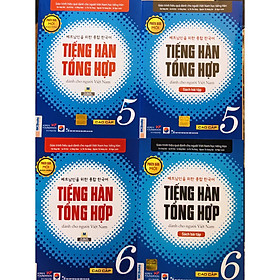 [Download Sách] Combo Tiếng Hàn Tổng Hợp Dành Cho Người Việt Nam Cao Cấp 5 - 6 bản 4 màu (SGK + SBT)