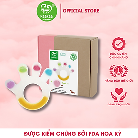 Gặm nướu cho bé hình bàn tay. Chất liệu silicone cao cấp. Không chứa BPA, PVC và phthalate. Giảm đau nướu cho bé