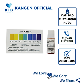 Dung dịch kiểm tra pH nước uống - chính hãng Enagic - KANGEN KTB VN