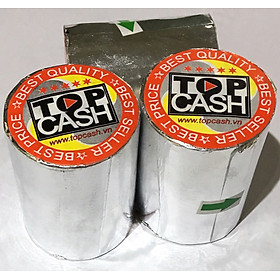 16 cuộn giấy in nhiệt dùng để in bill, in hóa đơn (thermal paper) TOPCASH K57mm phi 45mm dùng cho máy in nhiệt in hóa đơn, máy tính tiền - Hàng chính hãng