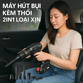 Máy Hújt + Thổi Bụi 2in1 Cao Cấp – Pin Rời Lithium, Thổi Mạnh, Hút Khỏe, Siêu Bền, Loại Xịn Cao Cấp, đèn trang trí