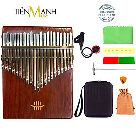 Mua Đàn Kalimba 21 Phím Hluru KC21-RR (Gỗ Red Rosewood) KC21 RR Hàng Chính Hãng - Kèm Móng Gẩy DreamMaker KC21RR