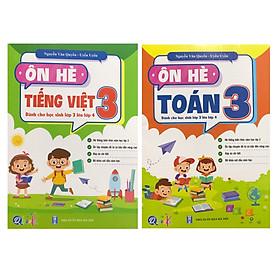 Combo Ôn hè Toán và Tiếng Việt 3