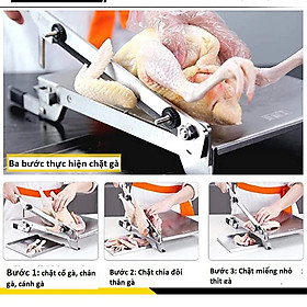 Mua { Dao dầy 6mm } Bàn chặt gà  vịt đa năng cao cấp  Bàn chặt gà chuyên dụng để chặt thịt gà  chặt xương sườn  cắt chân giò heo. #bànchặtgà