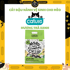Cát Đậu Nành Vệ Sinh Cho Mèo - Cát CATURE 7L | Có thể xả bồn cầu |Tofu