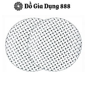 Set 2 Đĩa Tròn Pha Lê Nachtmann Bossa, Đĩa Pha Lê Trang Trí Bàn Tiệc, Đường Kính 23cm, Nhập Đức