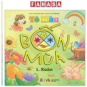 Sách - Tô Màu Bốn Mùa - Xuân - Tập 1
