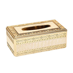 European Style Tissue Box Napkin Paper Holder for Home Tabletop Decoration