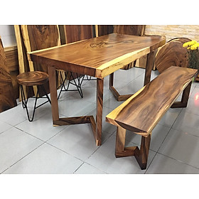 Chân Bàn Gỗ Tự Nhiên Nguyên Khối Chữ V