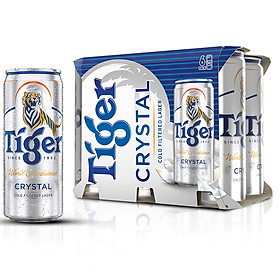 Lốc 6 Lon Tiger Crystal (330ml / Lon)