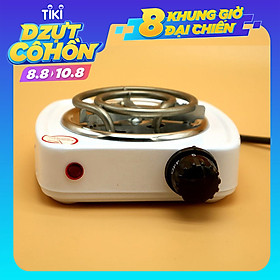 Điện Mini Bếp Lò Nướng Điện Đa Năng Nhỏ 500W Bếp Điện Gia Dụng Nấu Ăn Cho Gia Đình Làm Nóng Cà Phê Phích Cắm Eu