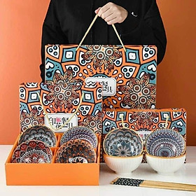 Mua Set 6 bát đĩa bohemia
