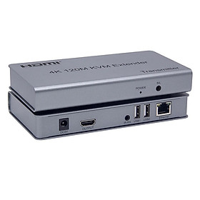 Mua Bộ Kéo Dài Tín Hiệu HDMI Qua Lan RJ45 120m KVM Có 2 Cổng USB Hỗ Trợ 4K - Hàng Nhập Khẩu