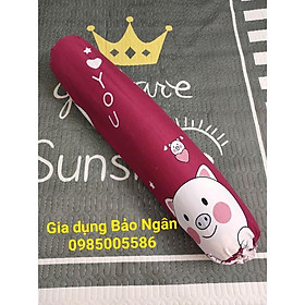 Gối ôm cotton poly ruột bông tinh khiết cỡ lớn gồm cả vỏ + ruột