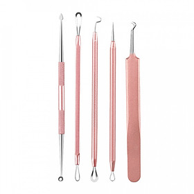 Bộ Dụng Cụ Nặn Mụn Thép Không Gỉ (5 Cái)