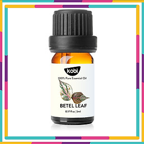 Tinh Dầu Lá Trầu Không Kobi Piper Betel Leaf Essential Oil Giúp Chống Viêm Nhiễm, Giảm Đau, Kích Thích Tiêu Hóa - 5ml