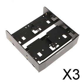 3x5.25 Inch Hard Drive on 3.5 Inch Front Bay Mounting Bracket Adapter Laptop