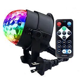 Đèn Led xoay cảm ứng theo nhạc (Có Remote). Đèn LED vũ trường cảm ứng nhạc dùng trang trí trong quán karaoke, bar, sân khấu, các buổi tiệc...