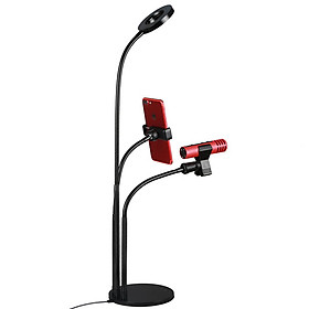 Mua Dụng cụ livestream bán hàng kẹp bàn có đèn 3 trong 1